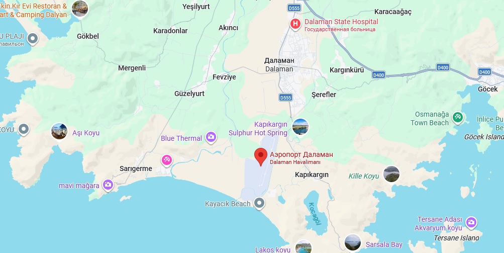 Аренда авто в аэропорту Даламана